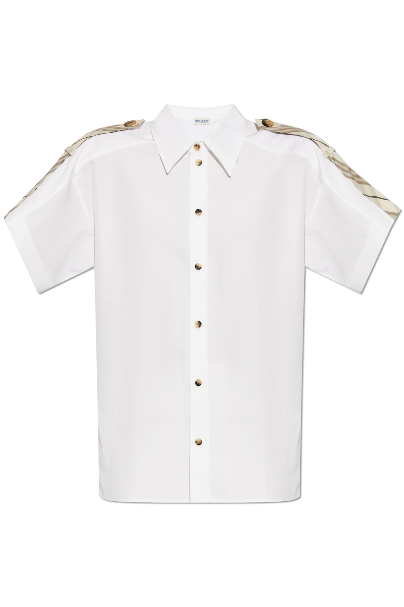 Burberry Shirt with epaulettes on the sleeves | Women's